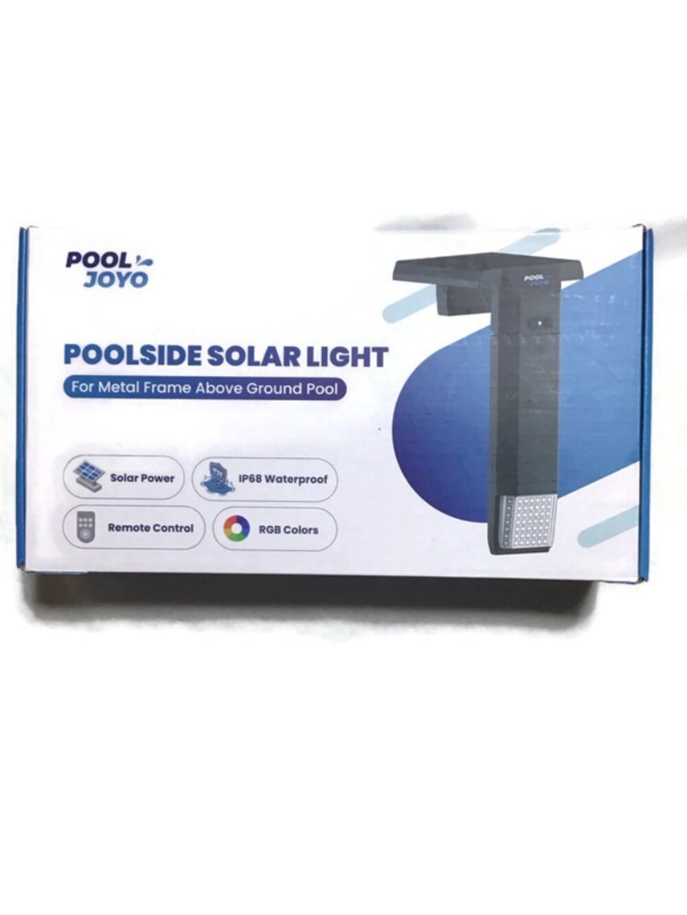 Remote Control Solar Pool Lights for Metal Frame Pools, 10 Colors, IP68 Waterpro